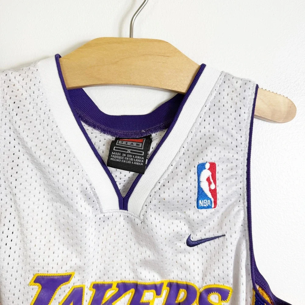 VTG Nike Swingman Kobe Bryant #8 Lakers Jersey Youth Medium White NBA